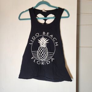 Cut Out Back Tank Top